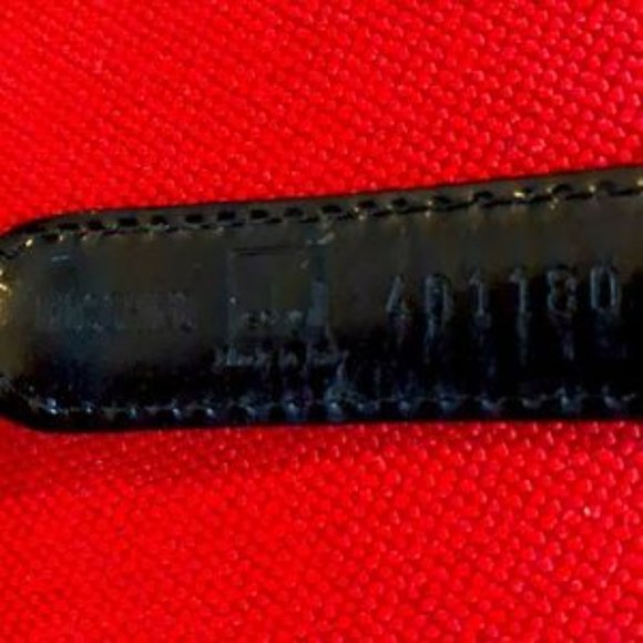 HP🔆VTG90’ Authentic Redwall Moschino White/Black Leather/Chain Belt - Picture 15 of 17